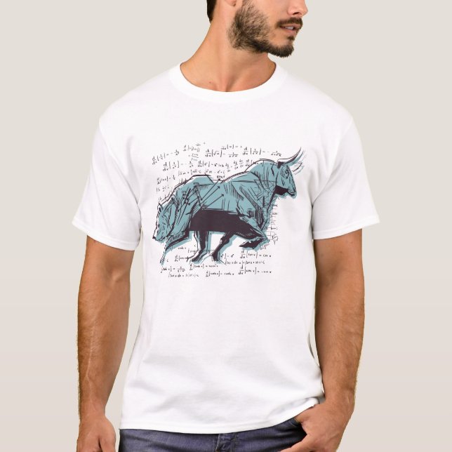 T-shirt Stock des investisseurs Bear vs Bull Trader du mar (Devant)