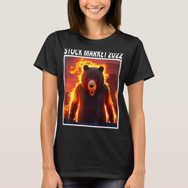 T-shirt Stock Market 2022 Bear Market Crypto Trading Reces (Devant)