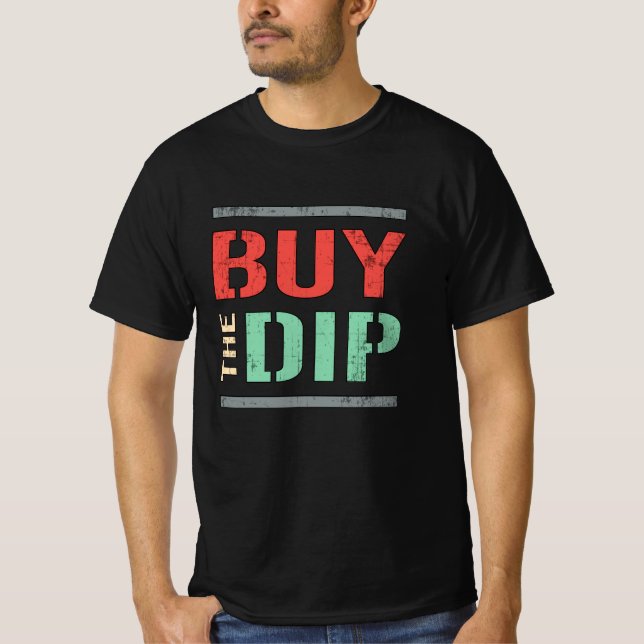 T-shirt Stock Market Acheter Le Dip Bear Bull Trading Trad (Devant)