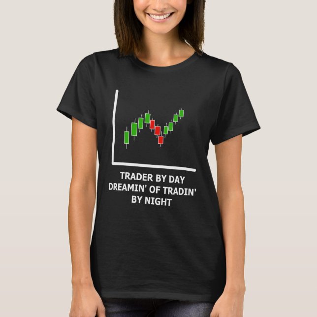 T-shirt Stock Market Day Trader (Devant)