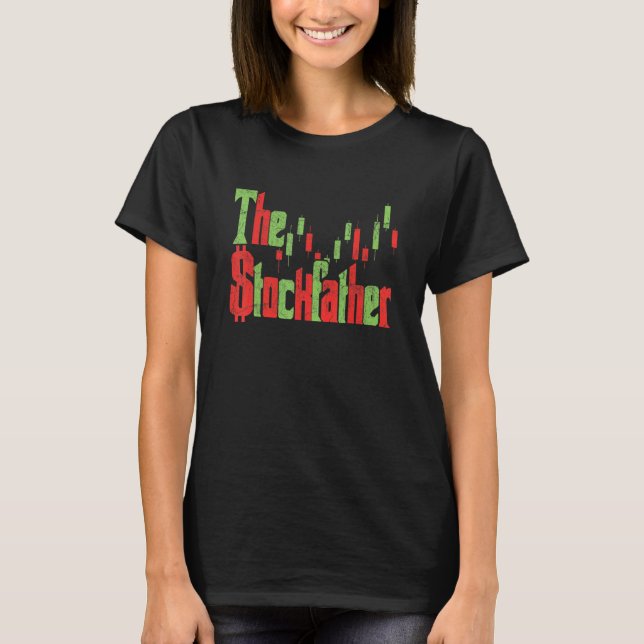 T-shirt Stock Market Day Trader Stock Exchange Rich Broker (Devant)