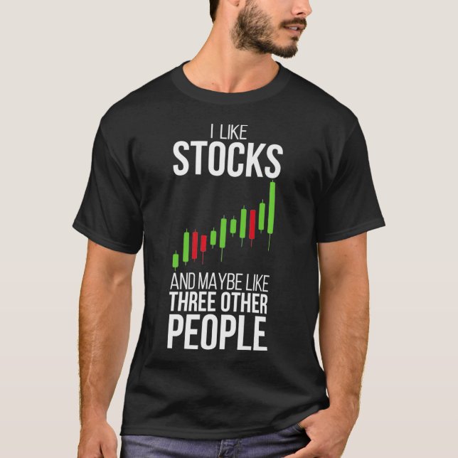 T-shirt Stock Market Trader Day Forex Options Daytrader (Devant)