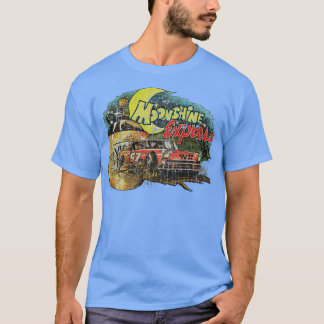 T-shirt Stock voiture course Moonshine Express 1976