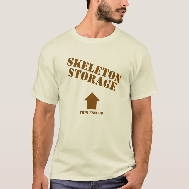 T-shirt Stockage de squelettes (Devant)