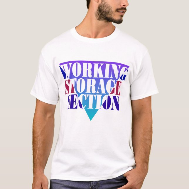 T-shirt Stockage de travail de programmation Cobol (Devant)