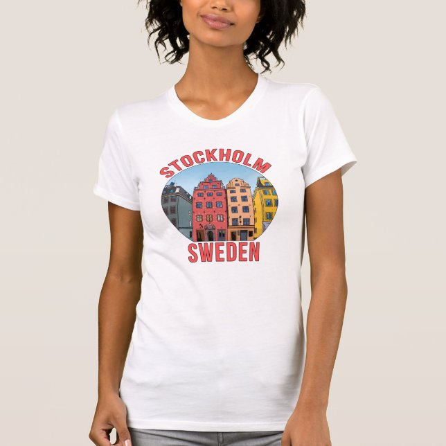 T-shirt Stockholm Suède (Devant)