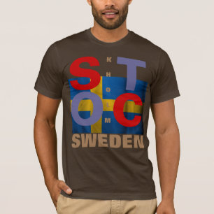 T-shirt Stockholm Suède