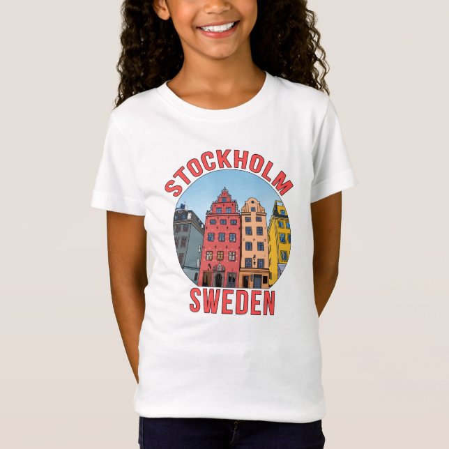 T-Shirt Stockholm Suède (Devant)