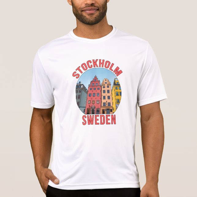 T-shirt Stockholm Suède (Devant)