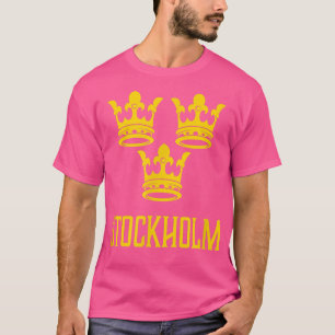 T-shirt Stockholm, Suède - Suédois Sverige 218