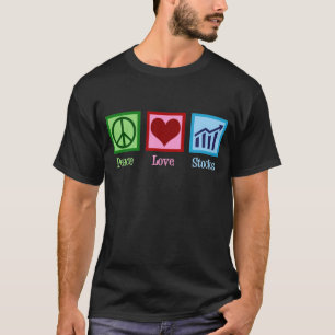 T-shirt Stocks de l'amour pour la paix