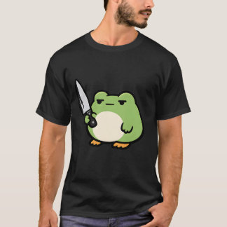 T-shirt Stoic Frog Knife Doodle