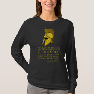 T-shirt Stoïcisme Motivationnel Marcus Aurelius Vie Citati