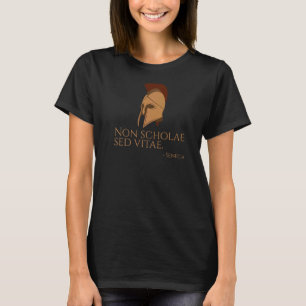 T-shirt Stoicisme Non Scholae Sed Vitae Latin Stocker Phil
