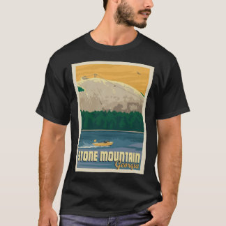 T-shirt Stone Mountain Georgia Impression métallique