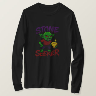 T-shirt Stone Seeker - Imaginaire Goblin | NOIR SEULEMENT