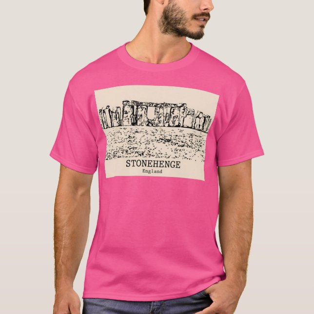 T-shirt Stonehenge - Angleterre (Devant)