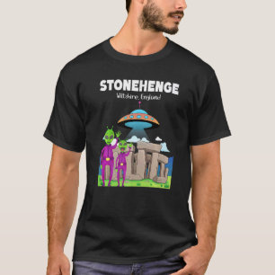 T-shirt Stonehenge Angleterre Souvenir Aliens & Sauce vola