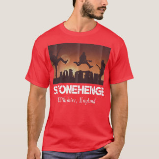 T-shirt Stonehenge Angleterre SouvenirStonehenge À La Nuit