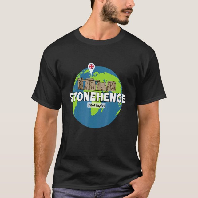T-shirt Stonehenge England Souvenir  Stonehenge (Devant)