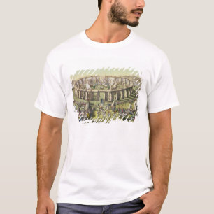 T-shirt Stonehenge, ou un temple circulaire des druides,