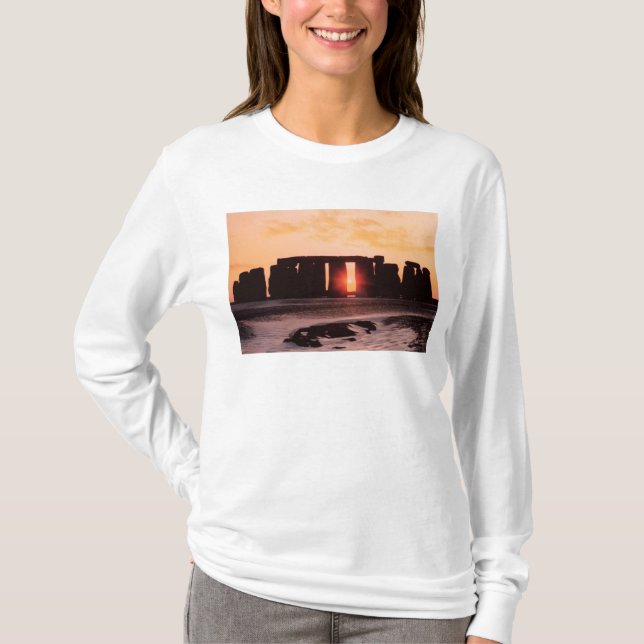 T-shirt Stonehenge, solstice d'hiver (Devant)
