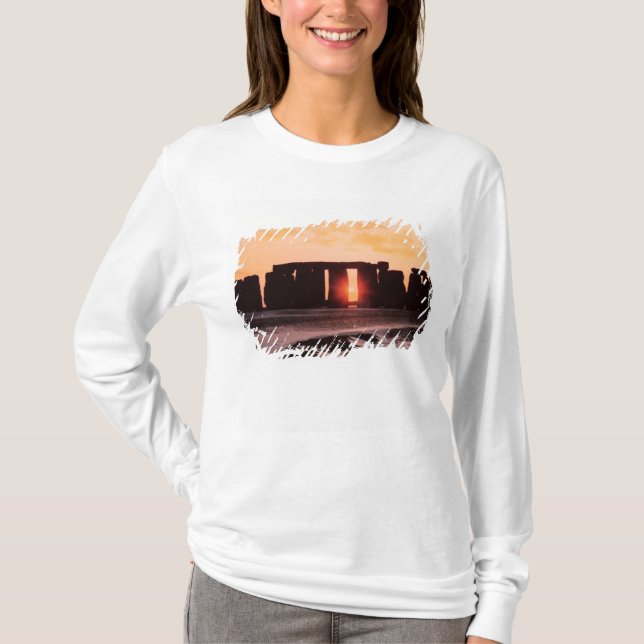 T-shirt Stonehenge, solstice d'hiver (Devant)