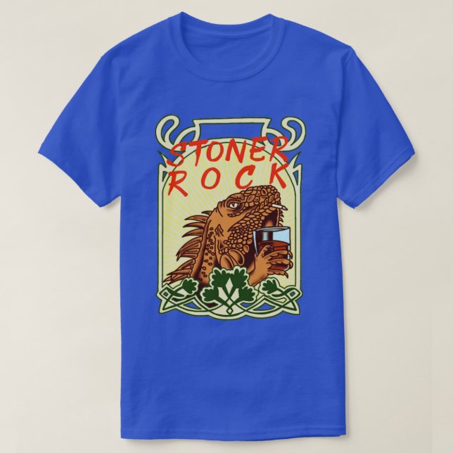 T-shirt stoner rock desert stoned (Design devant)