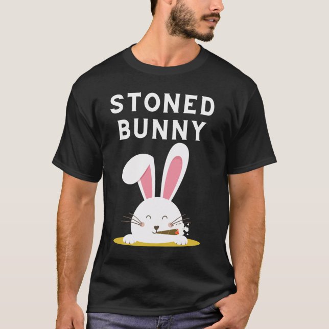 T-shirt STONER STONER    BUNNYEASTER STONER Smart Sto réus (Devant)