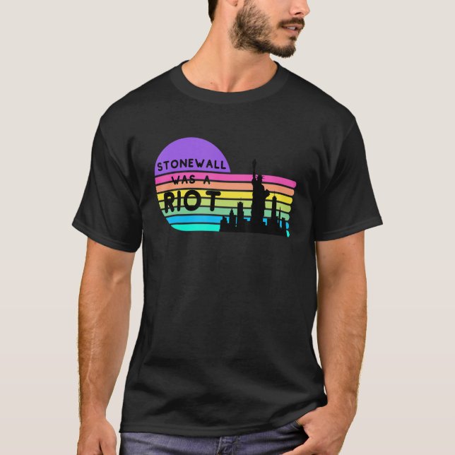 T-shirt Stonewall était une émeute (Devant)