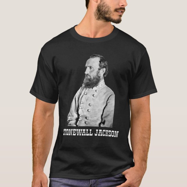 T-shirt Stonewall Jackson Histoire américaine de la guerre (Devant)