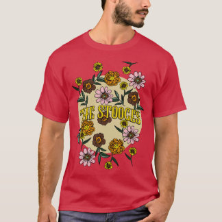 T-shirt Stooges Nom Fleur personnalisée Retro Floral 80s
