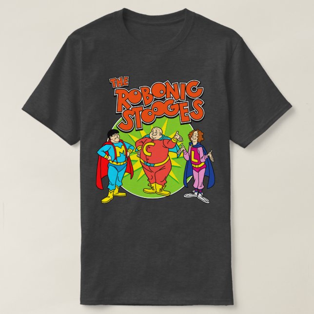 T-shirt Stooges robotiques (Design devant)