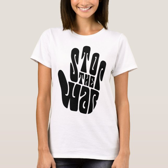 T-shirt Stop à la guerre (Devant)