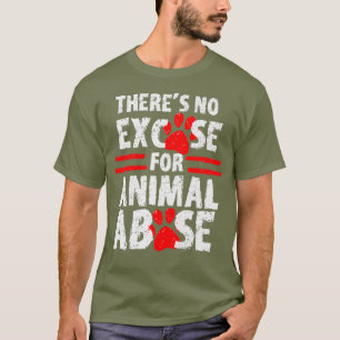 T-shirt Stop Animal Abuse Secourir Chien Amoureux de les c