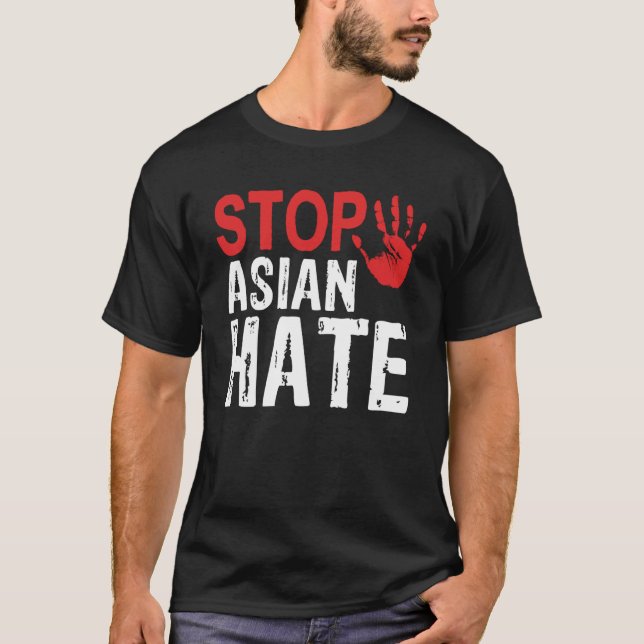 T-shirt Stop Asian Hate Crimes AAPI Life Matters Anti Asi (Devant)