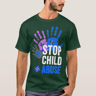 T-shirt Stop Child Abuse - Child Abuse, Stop Child Abuse