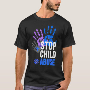 T-shirt Stop Child Abuse Shirt - Child Abuse Prevention Aw