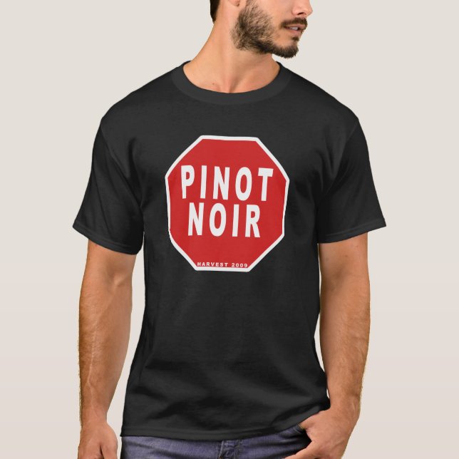 T-shirt STOP_Pinot Noir (Devant)