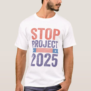 T-shirt Stop Project 2025 Trump American Patroitic