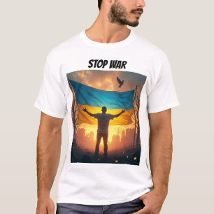 T-SHIRT STOP WAR FREE UKRAINE