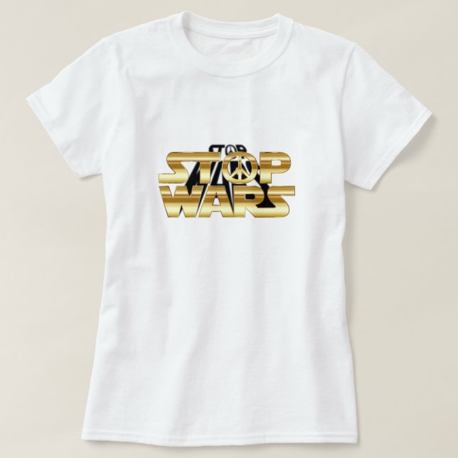 T-shirt Stop Wars (Design devant)