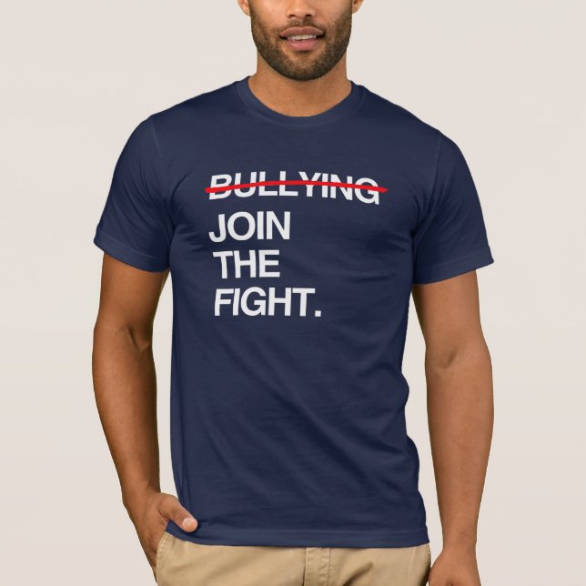T-SHIRT STOPPEZ L'INTRIMIDATION REJOIGNEZ LE COMBAT (Devant)