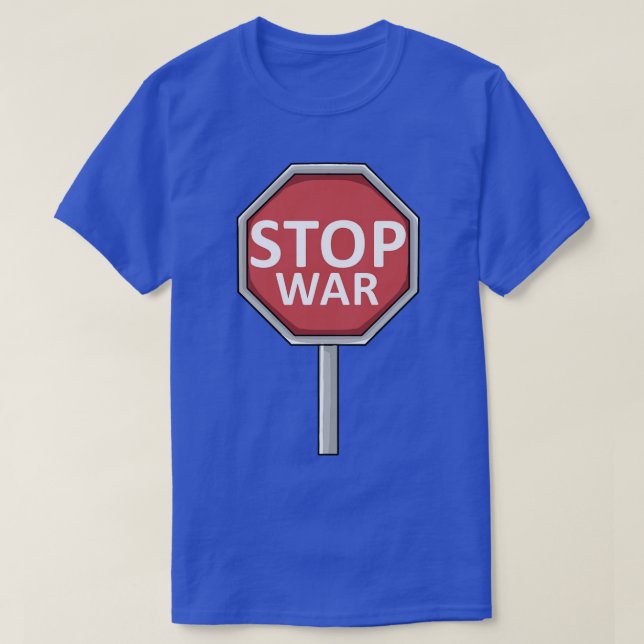 T-shirt StopSign Wars Conflits militaires (Design devant)