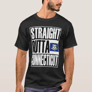 T-shirt Storecastle : Fierté Drapeau Du Connecticut Droit