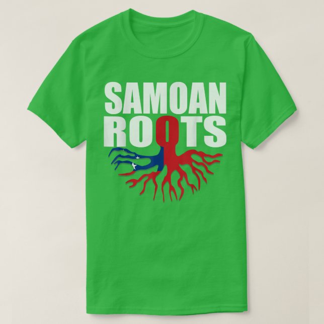 T-shirt Storecastle Samoan Roots Samoa Flag Gift Pride  (Design devant)