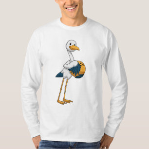 T-shirt Stork à Bowling avec Bowling ball