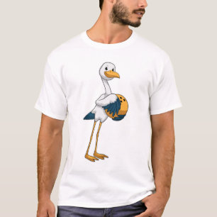 T-shirt Stork à Bowling avec Bowling ball