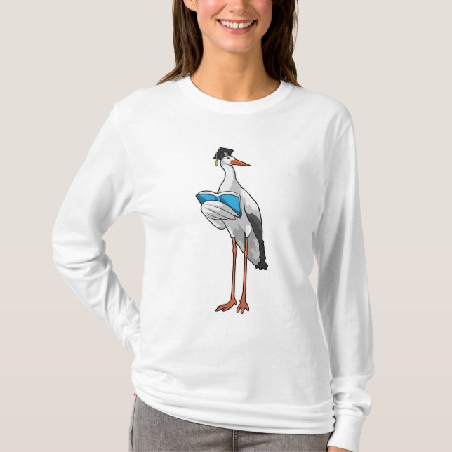 T-shirt Stork as Teacher (Devant)