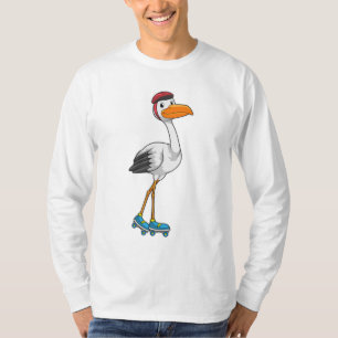 T-shirt Stork en Patinage en ligne avec Roller skates